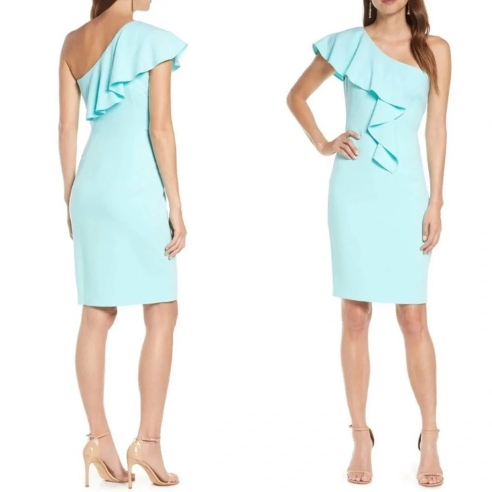 Black Halo Kallan‎ One Shoulder Dress 0 NWT